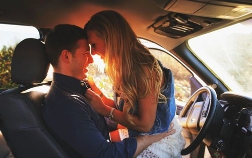 Making Out In Car